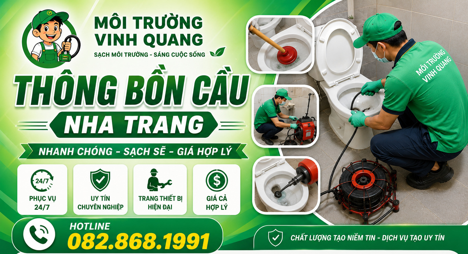 Thông Bồn Cầu Tại Nha Trang