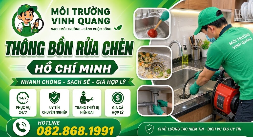 Thông Bồn Rửa Chén Tại Hồ Chí Minh